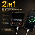 Wireless Bluetooth Earbuds with LED Display & Charging Case | Deep Bass | Touch Control